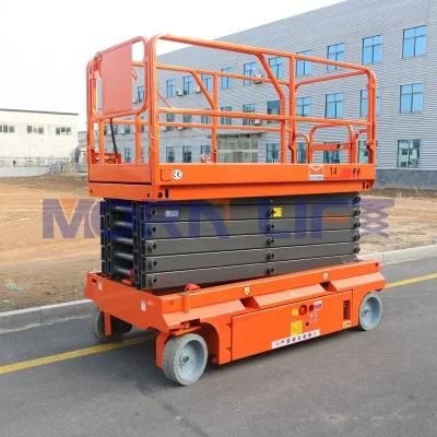 New Moving 6m Morn CE China Mobile Platform Lifter Scissor Lift Electric