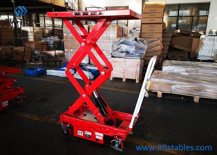 Es Series Scissor Q345b Electric Mobile Lift Table Trolley Portable Platform