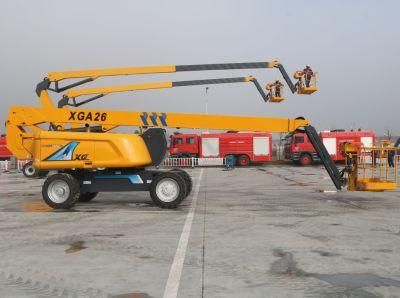 Boom Lift Xga26 Manlift 26m Articulated Boom Mobile Elevating Aerial Work Platform for Sale