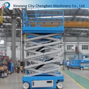 Workyard Using Scissor Lift Platform with High Quality