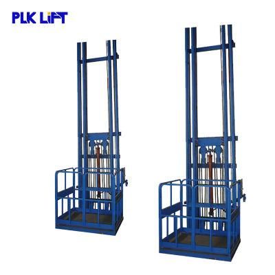 Vertical Single Guid Rails Elevator Cargo Lift for Sale