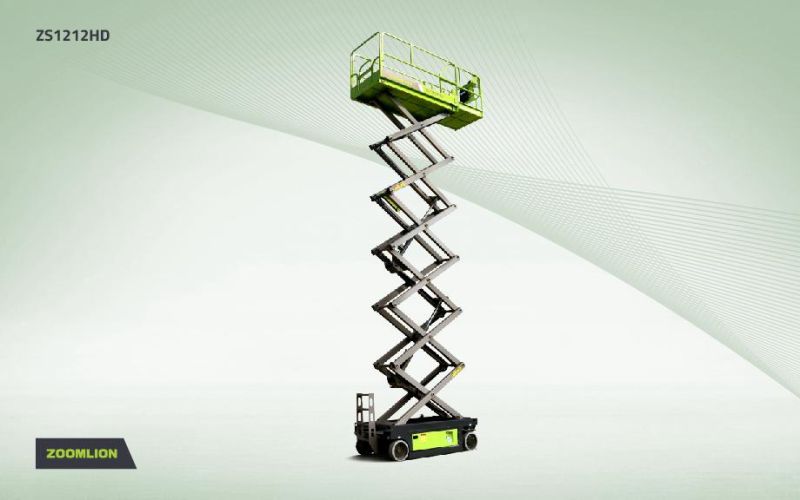 Zoomlion Scissor Lift 12m Aerial Work Platform Zs1012HD