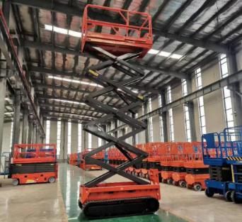 Rough Terrain Self Propelled Mini Man Battery Hydraulic Electric Mobile Crawler Scissor Lift