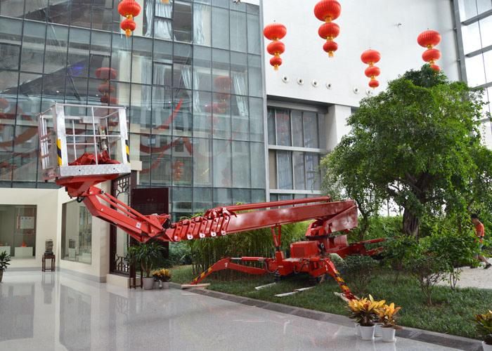 53m Self-Propelled Electric Powered Telescopic Spider Lift (KD-T53)