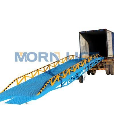 6t 8t 10t 12t 15t Hydraulic Electric Mobile Container Forklift Load/Loading Dock Leveler Platform Yard Ramp