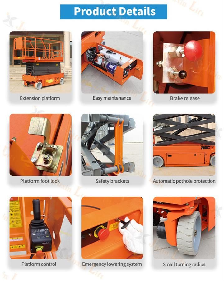 Construction Lift Machinery Equipment Electric Scissor Lift