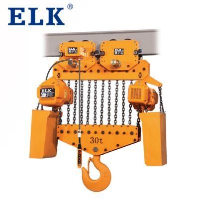 30ton Double Speed Electric Chain Hoist with Overload Protector