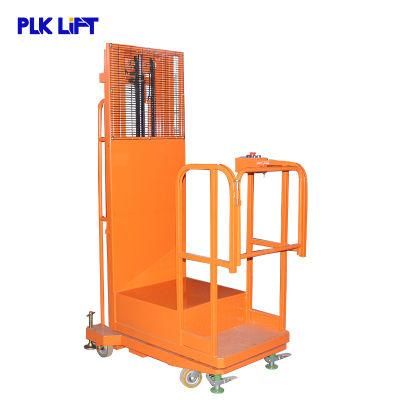Semi Electric Warehouse Working Platform Order Picker