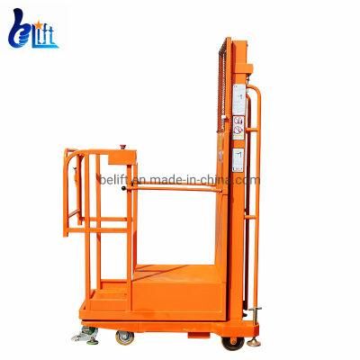 CE ISO Warehouse 200kg Mobile Electric Aerial Order Picker Lift for Goods