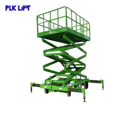 9m hydraulic Electric Lift Platform Man Scissor Lift with Ce