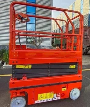 Aerial Working Use Vertical Raising Self-Moved Scissor Lifting Equipment