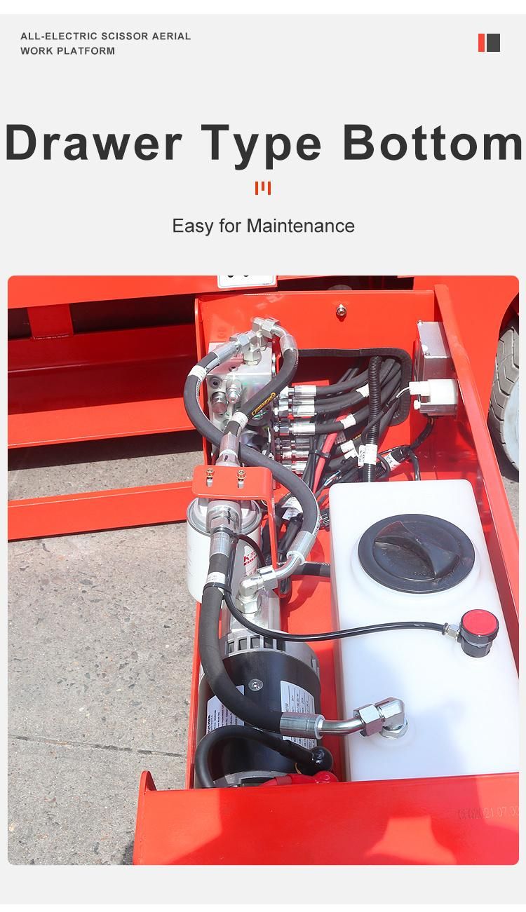 Full Hytraulic Drive Self Propelled Scissor Lift One Man Lift/Hydraulic Elevator Lift