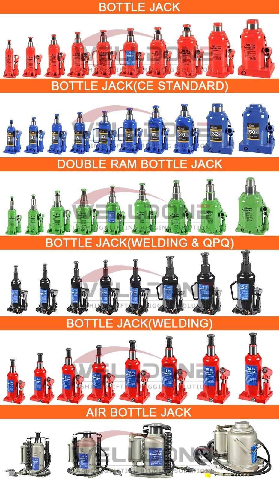 Adjustable Props Hydraulic Bottle Jack 20 Ton with Safety Valve GS Ce TUV for Workshop