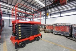 Battery Electric Scissor Lift with Operation Handle