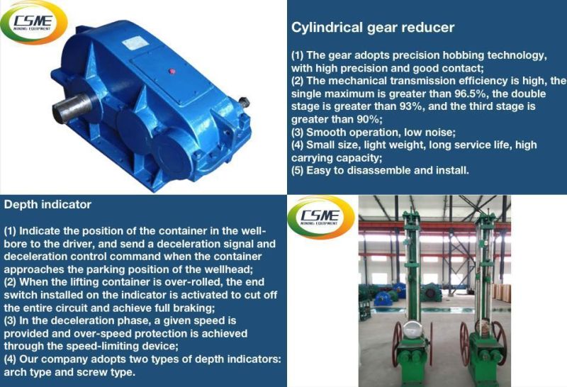 Economical Custom Design with Electric Explosion Proof Multi-Rope Friction Hoist