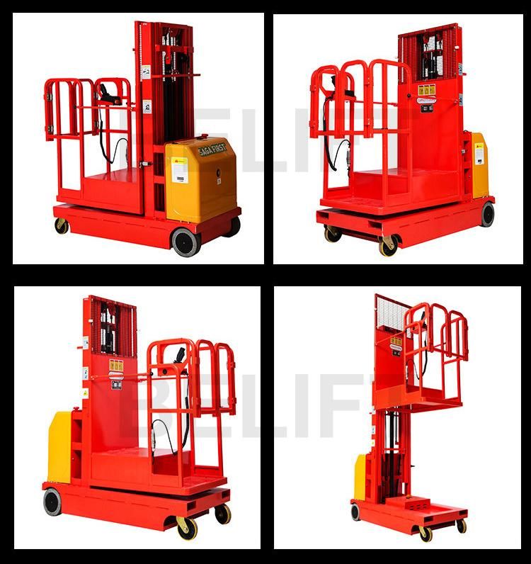 5m Low Level Goods Lifting Equipment Electric Stock Picker Lift