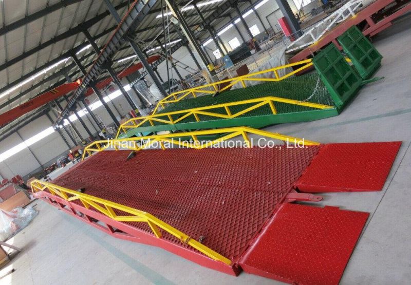 10t Hydraulic Container Loading Yard Ramp