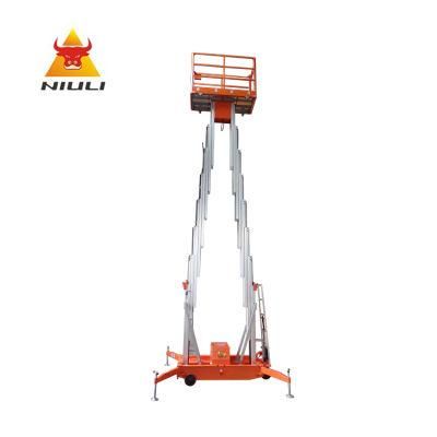 250kg Electric Lift 12meters Aluminium Lifting Platform