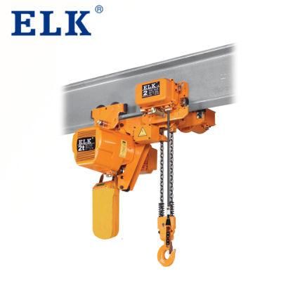 2 Falls Chains 5 Ton Ultra Low Headroom Electric Hoist