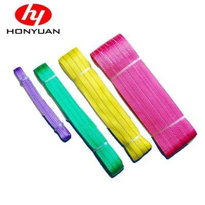 1000kgs 4m 8m Polyester Webbing Sling Flat Webbing Sling Endless Lifting Belt