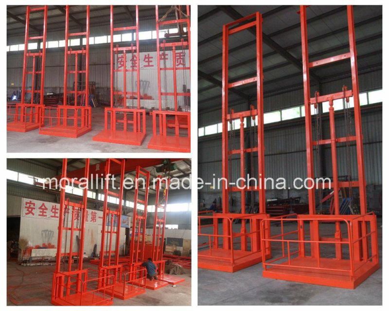 Single Mast Vertical Platform Lift Freight Elevator