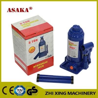 Excellent Quality 8 T Adjustable Safety Valve High Lift Hydraulic Bottle Jacks