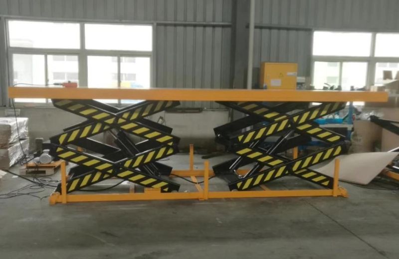 CE Approved Durable Vertical Lifting Goods Four Scissor Lift Table