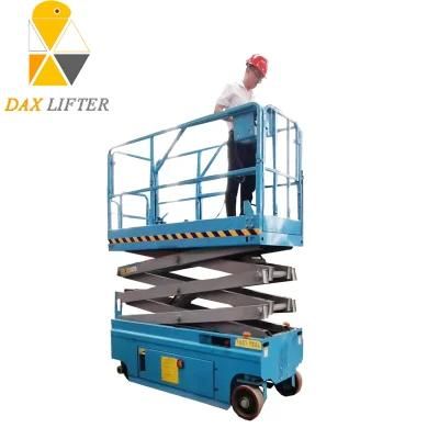 Aerial Working Use Vertical Raising Self-Moved Scissor Lifting Equipment