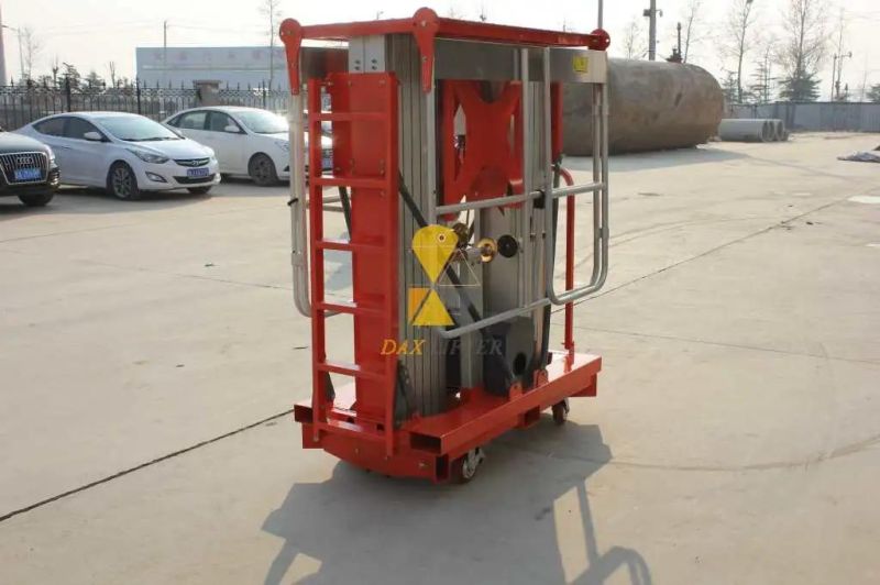 CE Approved Two Mast Stable Structure Aluminum Alloy Hydraulic Lift