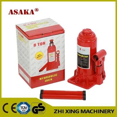 Top Sale Car Emergency Tools 8 Ton Automotive Bottle Jacks with CE Certification