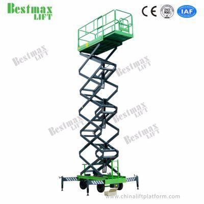 9m Platform Height 1000kg Load Capacity Push Around Lifting Equipment
