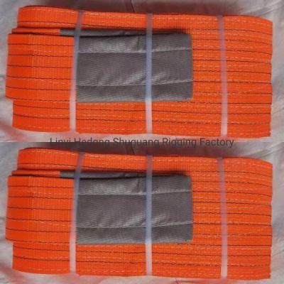 5t-10t Large Capacity Lifting Polyester Flat Webbing Sling