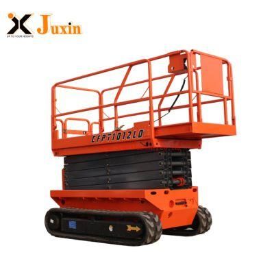 Mobile Crawler Scissor Platform Lift for Greenhouse for Sale