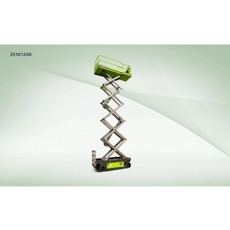 Zoomlion Stationary Scissor Lift 12m Aerial Work Platform Zs1012HD