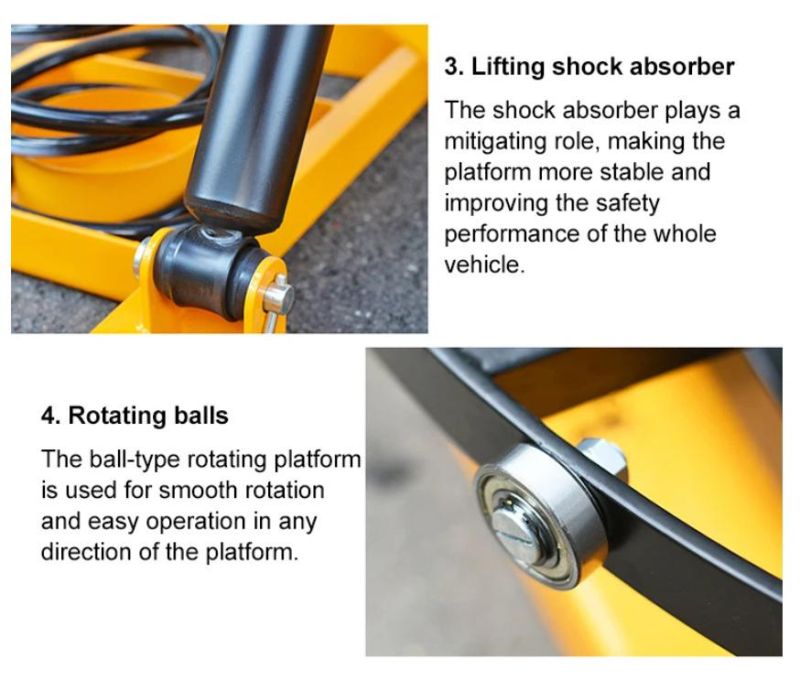 SA1000 1000kg Lift Table Lever Loader