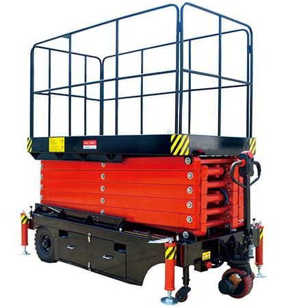 Indoor Hotel Factory Warehouse 6-14m 300-1000kg CE Aligenment Work Platform Man Vertical Scissor Lift