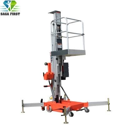 Superior Mini Aerial Mobile Hydraulic Full Rise Aluminum Working Lift