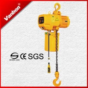 2ton Hook Suspension Type with Japan Fec G80 Chain and Schneider Contactor Electric Chain Hoist