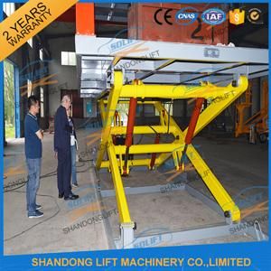 Electric Hydraulic Scissor Car Lift in Ground with TUV