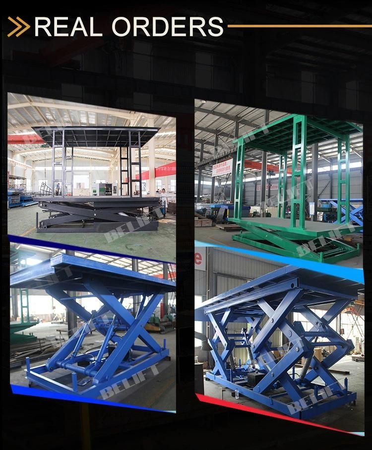 3ton Undergroud Pit Installation Car Scissor Lift Platform for Sale