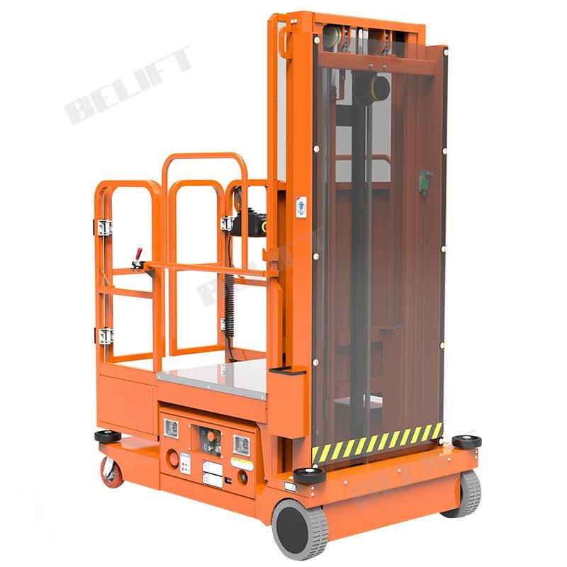 300kg 2.7-4.5m Battery Power Electric Aerial Forlift Order Picker