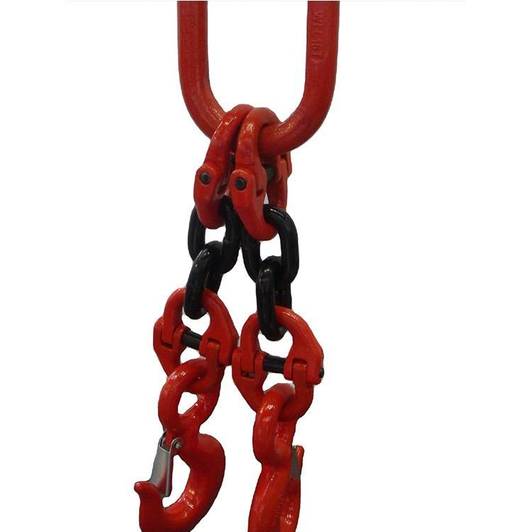 CE Approved Exceptional Painted G80 Steel Lifting Link Chain Sling