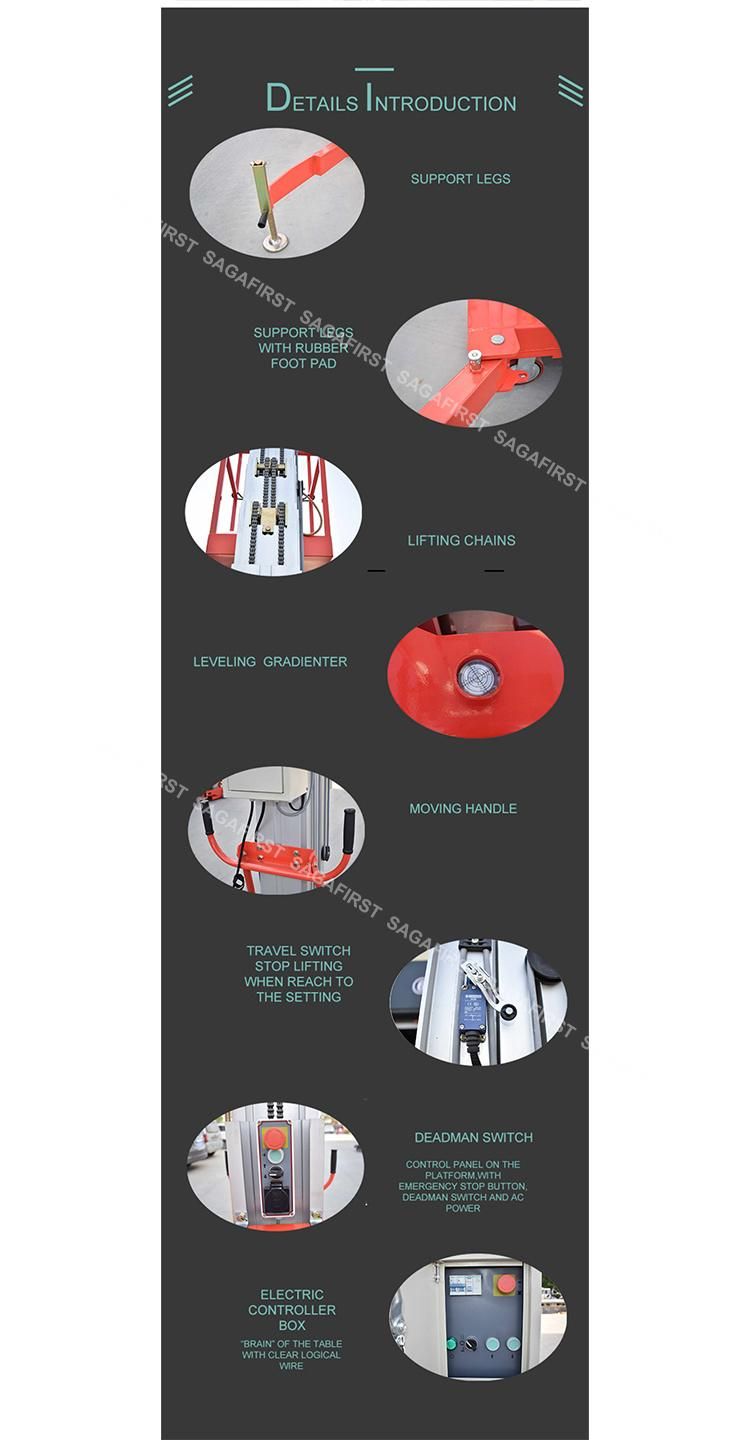 Wholesale Standard Single Mast Aluminum Aerial High Lift