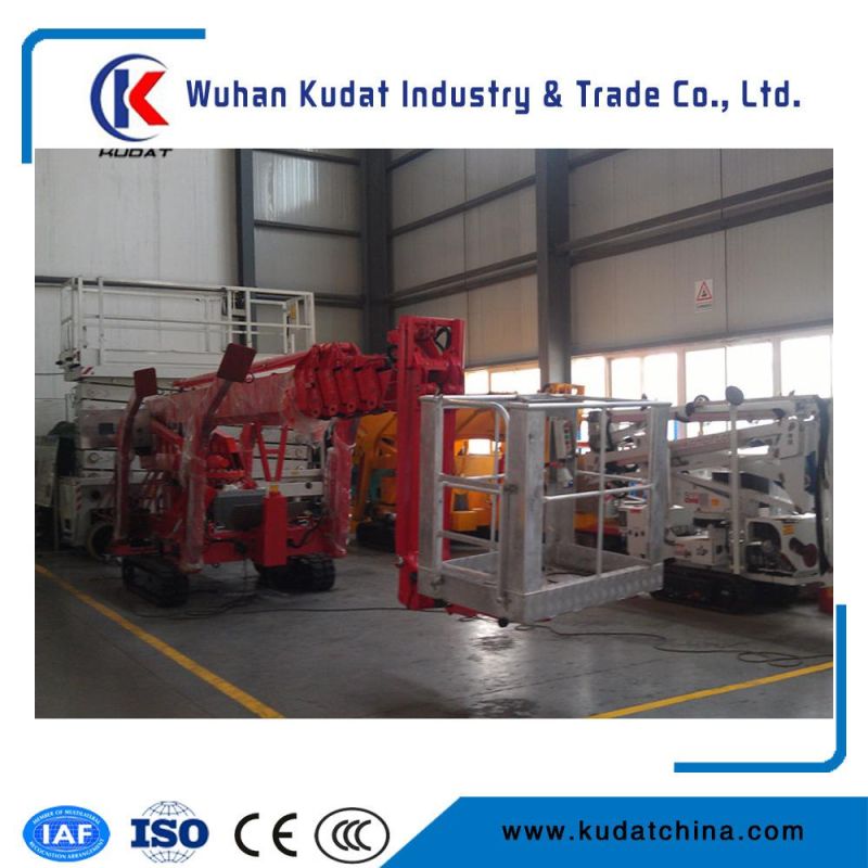 Kd-R36 Four Wheels Spider Tracked Boom Lift for Repairing