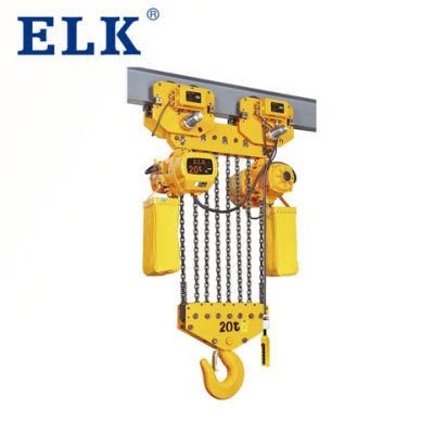 20ton Monorail Hoist Motor Lifting Electric Chain Crane