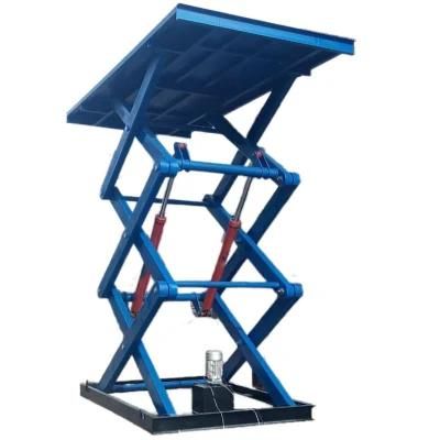 Hydraulic Fixed Stationary Scissor Cargo Lift Platform 1.5t 8.5m