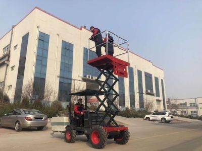 All Terrain Lifting and Picking Transport Vehicle with Lifting Platform