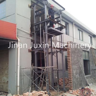 Warehouse Stationary Commercial Forklift Cargo Freight Elevator Lift