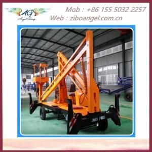 6m Semi-Electric Aerial Work Platform Self-Drive Articulating Lifting Platform Lift Table