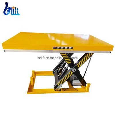 Mobile Electric Lifting Tables Hydraulic Goods Handling Lifter